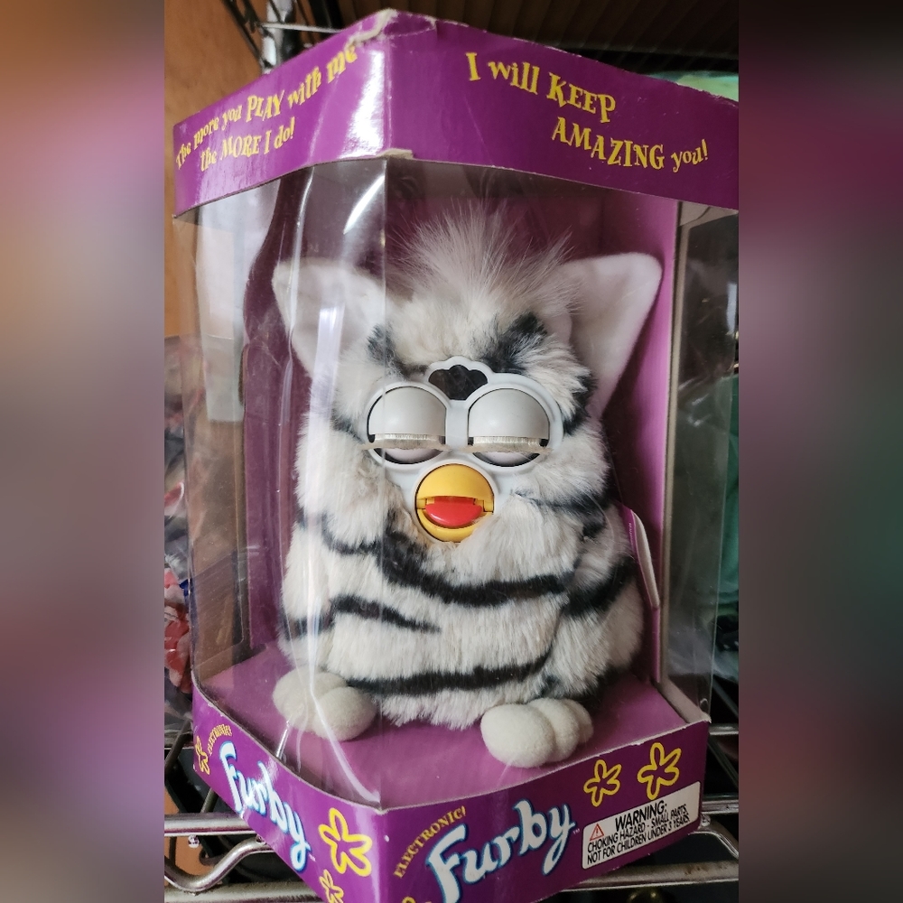 Tiger Striped Furby 1998 Edition